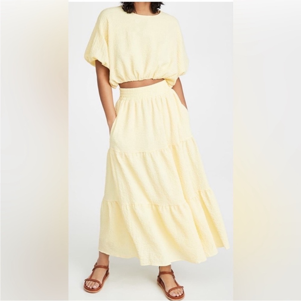 Endless Rose Pale Yellow Two-Piece Skirt Set Amazing! I love it!